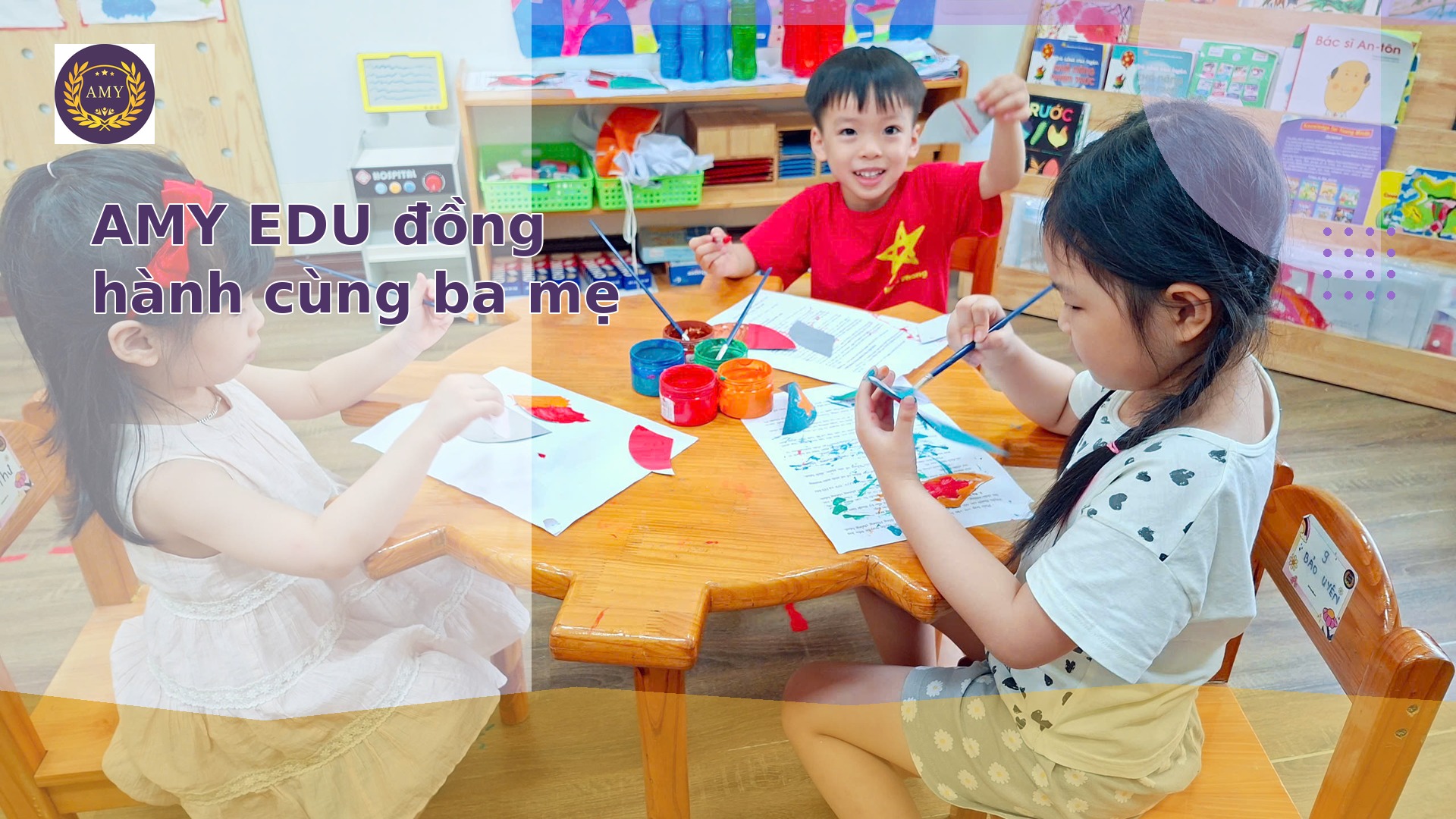AMY EDU đồng hành chọn cô giáo dục sớm tại nhà