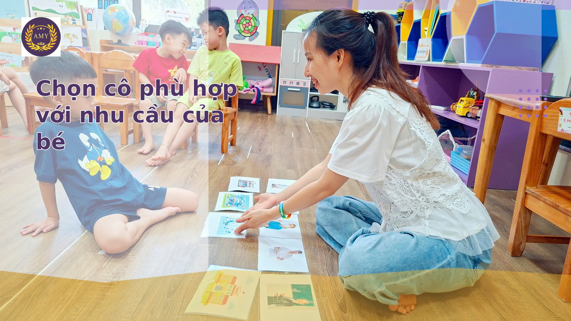 Cô giáo dục sớm tại nhà phù hợp với nhu cầu của bé