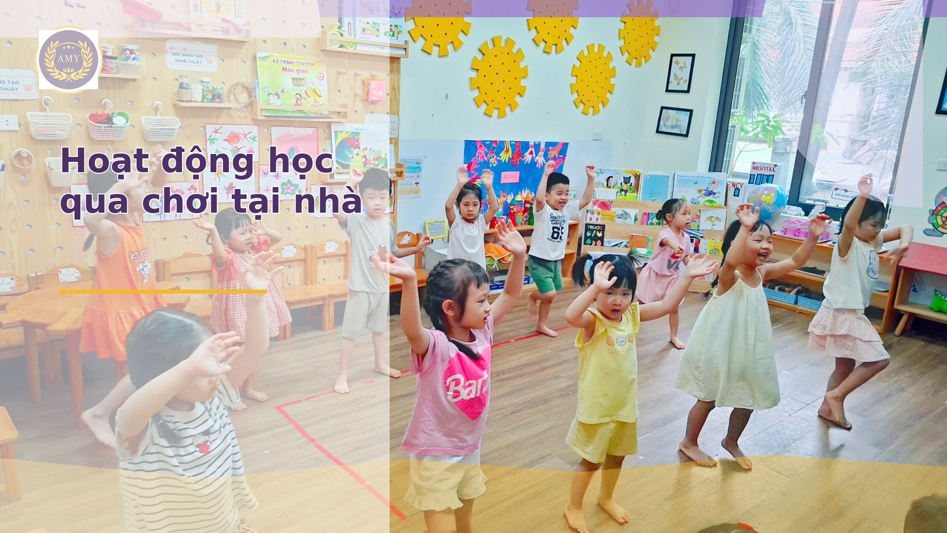 Hoạt động học qua chơi tại nhà cho bé
