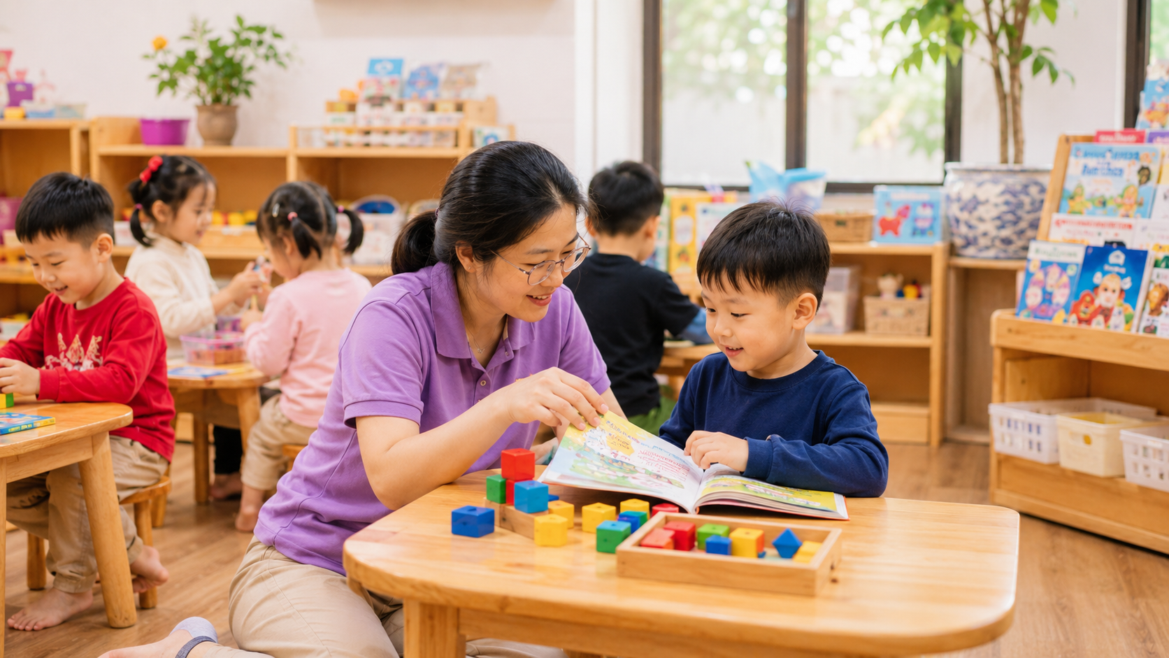 Nhà trường trao đổi với phụ huynh về quá trình học của trẻ