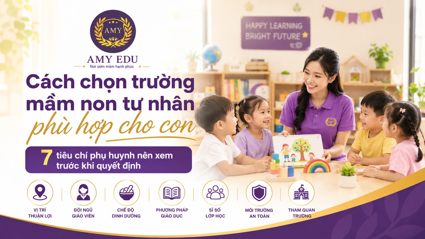 Cách chọn trường mầm non tư nhân Hà Nội phù hợp cho con