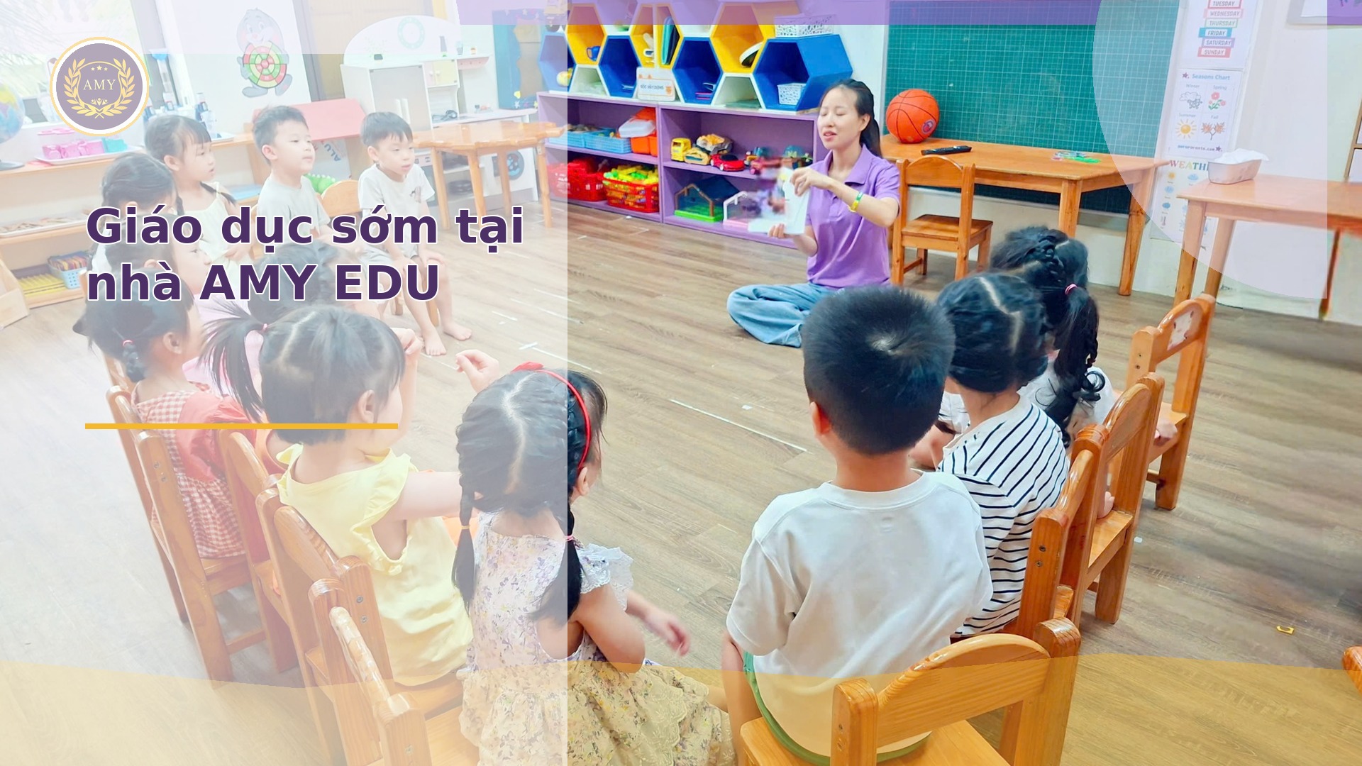 Giáo dục sớm tại nhà AMY EDU cho bé